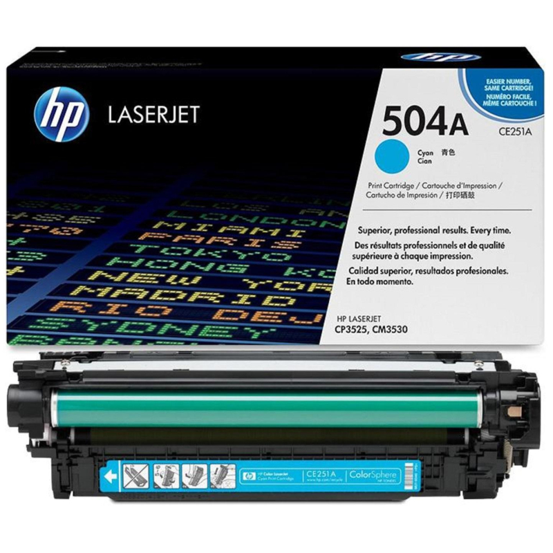   HP 504A CE251A .  LJ CP3525/CM3530