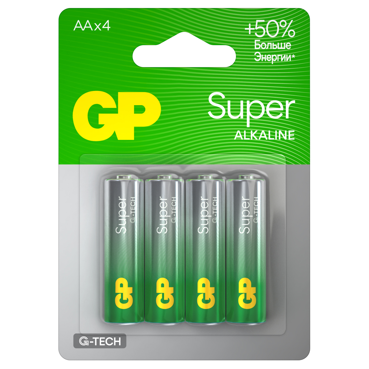  GP Super G-Tech AA (LR6) 15A , BC4