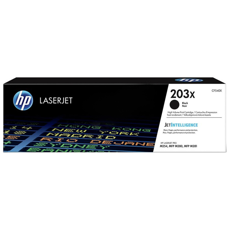   HP 203X CF540X .  CLJ Pro M254 MFP M280/281